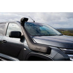 Car with a SAFARI V-SPEC SNORKEL against a cloudy sky