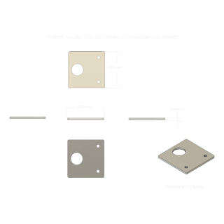 Switch Holder FAB-SSH overall dimensions and weight