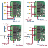 Set of electronic circuit boards with wiring diagrams and component labels on a white background.