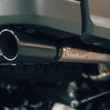 close up of Torqit TWIN 3″ Turbo Back Exhaust for Next-Gen 3.0L V6 Ranger Raptor 2023+
