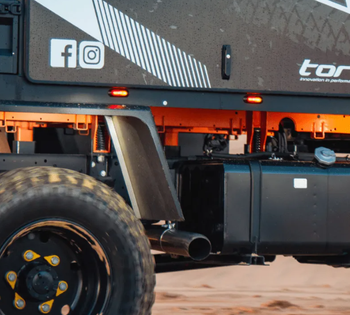 Torqit 4″ EXHAUST BRAKE Back Performance EXHAUST for Isuzu NPS Truck