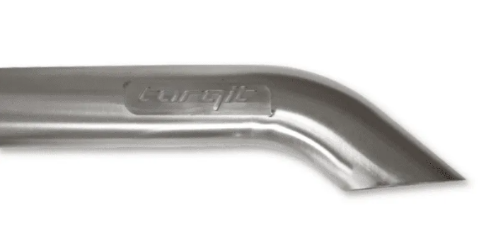 Metallic exhaust tip with 'Culprit' branding on a white background