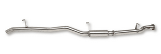Metal exhaust pipe on a white background