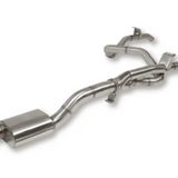 Car exhaust system on a white background
