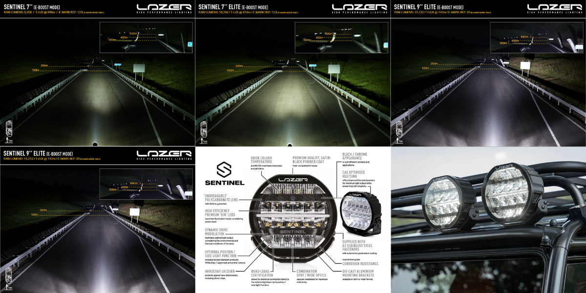 Lazer Lamps Sentinel LED Driving Lights