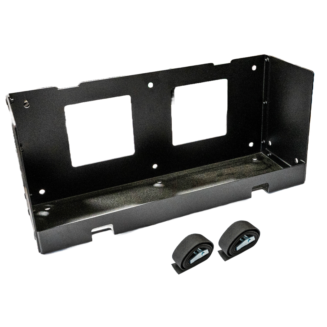 Slimline Battery Aluminium Mounting Tray Kit for Amptron 100FV02