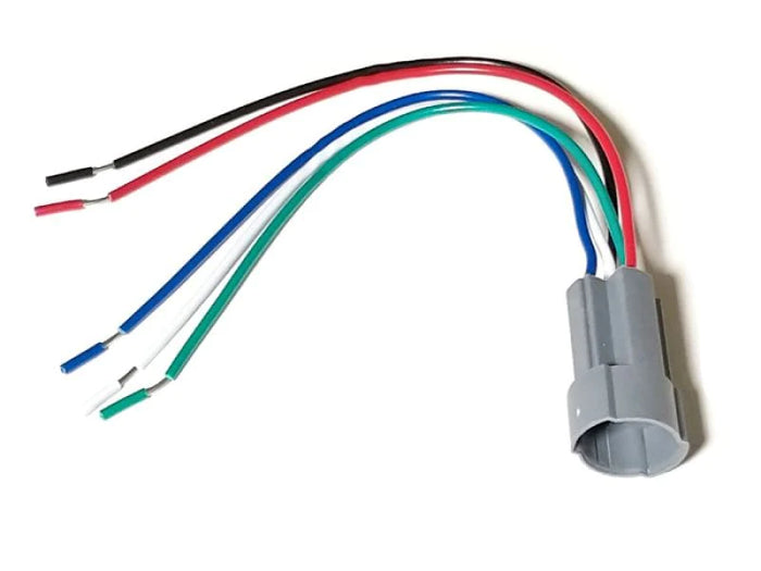 Switch Connector Plug with prewired cable harness for Metal Push Button Switch