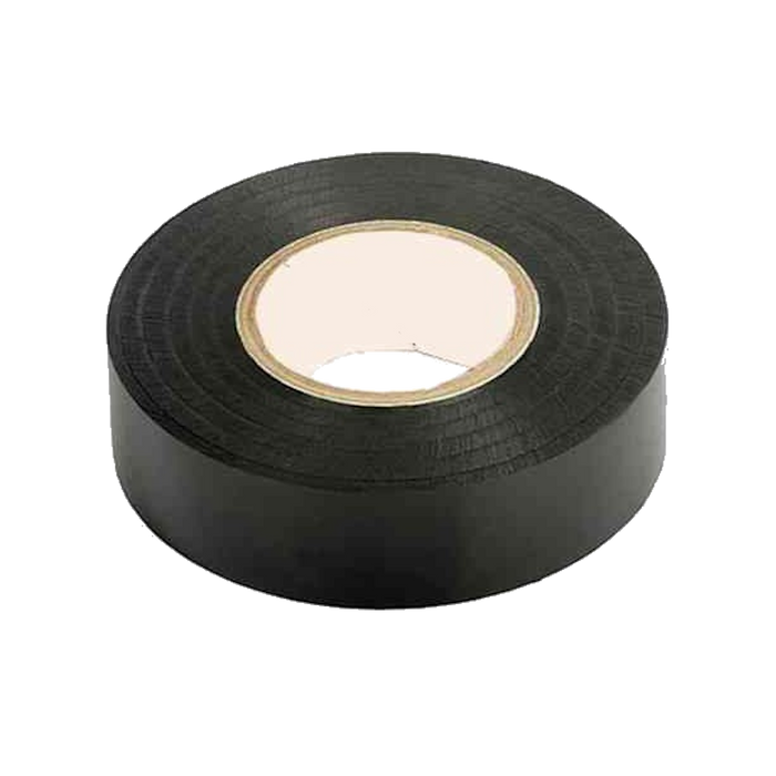 Black Fire Retardant PVC Tape 18mm X 20M