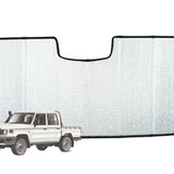 Toyota LandCruiser Troop Carrier/70 Series Front Windscreen Sun Shade (75/76/78/79 Series; 1984-2008)