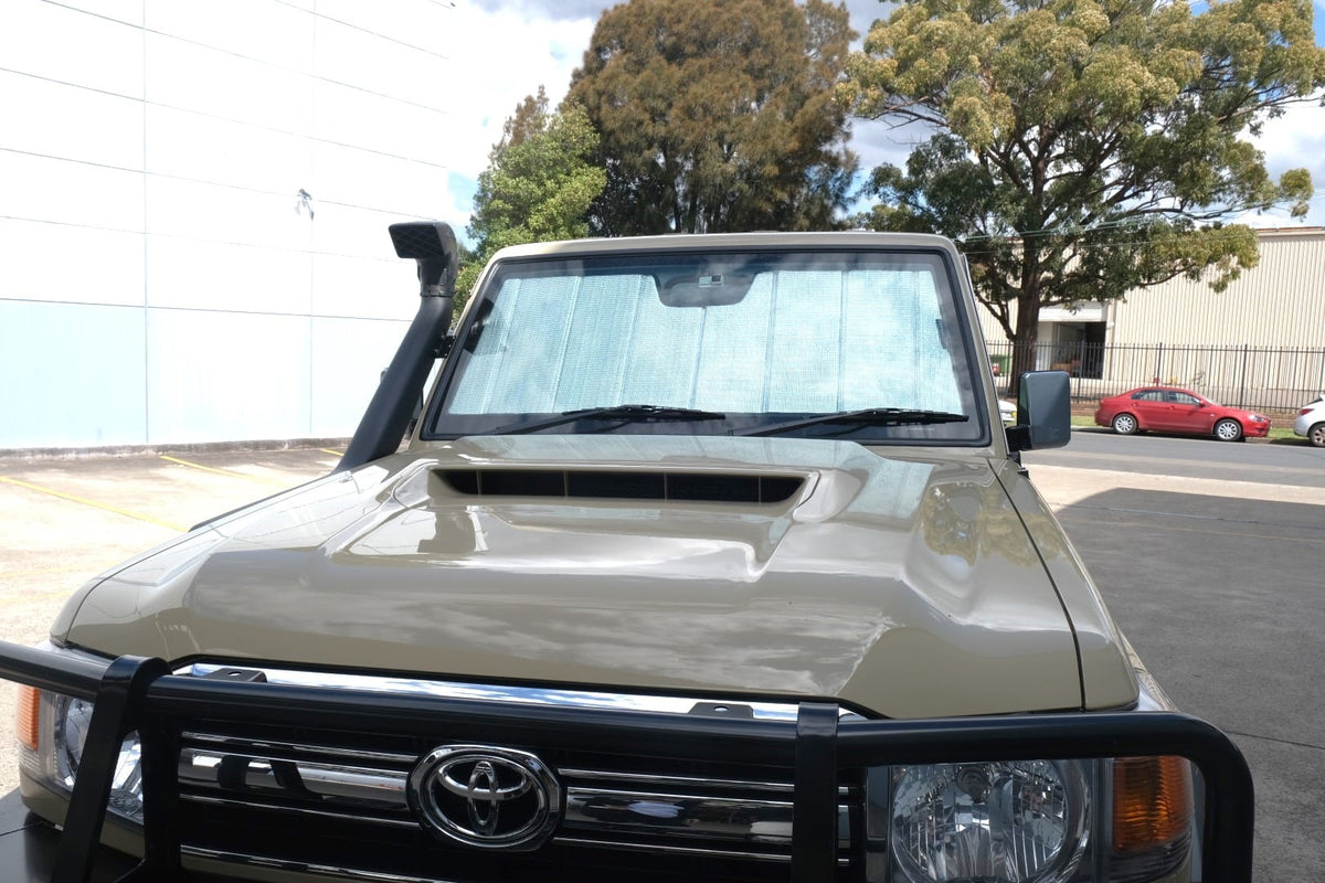 Toyota LandCruiser Troop Carrier/70 Series Front Windscreen Sun Shade (75/76/78/79 Series; 1984-2008)