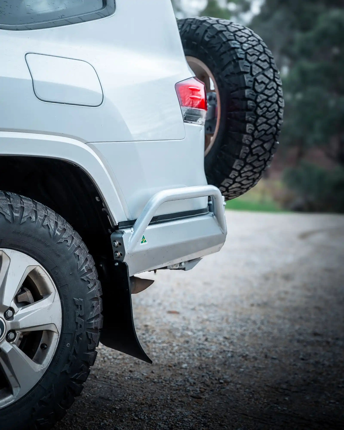 close up of TCC Toyota LC300 Series Rear Bar