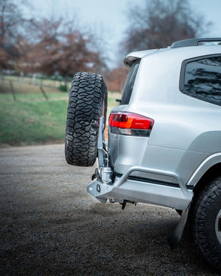 side view of TCC Toyota LC300 Series Rear Bar