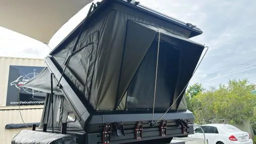Bush Company TX27 Hardshell Rooftop Tent rear view