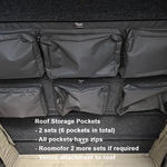 Bush Company TX27 Hardshell Rooftop Tent storage pockets