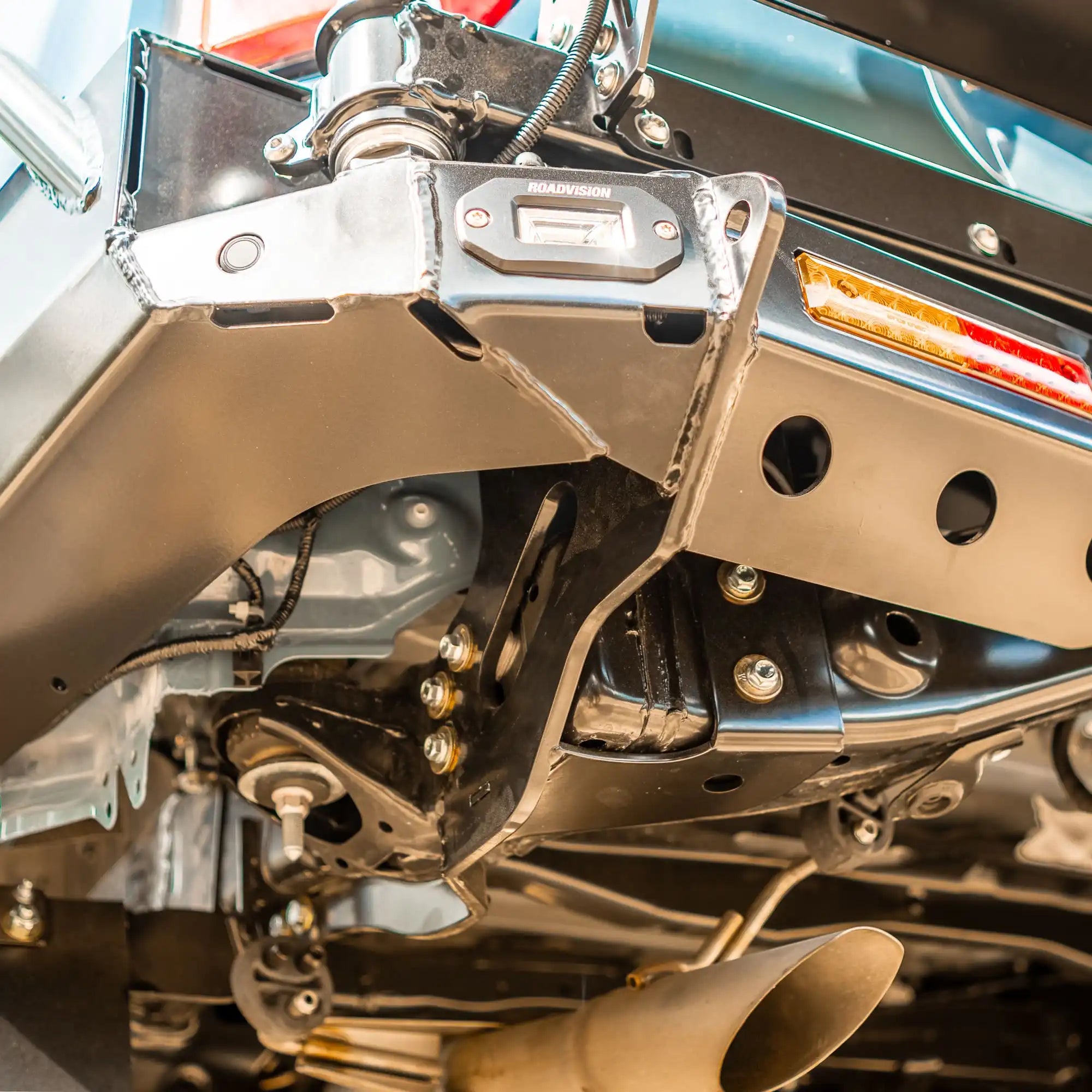 close up of TCC Toyota Prado 250 Series Rear Bar