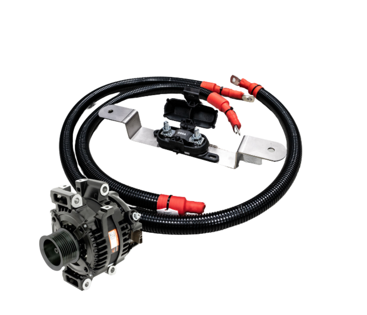 Toyota LandCruiser 200 Series 1VD 240A Upgraded Alternator Kit (BKS-240LC)