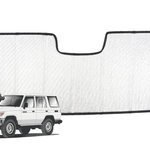 Toyota LandCruiser 70 Series Front Windscreen Sun Shade (With Pre-Collision System; 75/76/78/79 Series; 2022–Present)