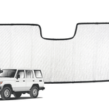 Toyota LandCruiser 70 Series Front Windscreen Sun Shade (With Pre-Collision System; 75/76/78/79 Series; 2022–Present)