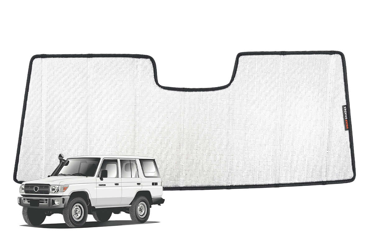 Toyota LandCruiser 70 Series Front Windscreen Sun Shade (With Pre-Collision System; 75/76/78/79 Series; 2022–Present)