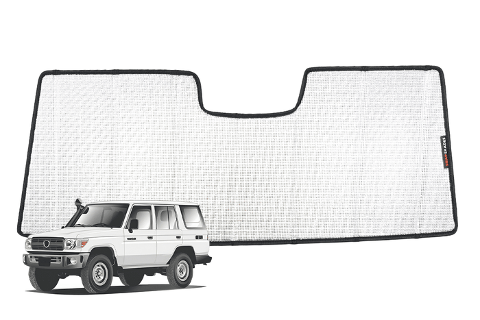 Toyota LandCruiser 70 Series Front Windscreen Sun Shade (With Pre-Collision System; 75/76/78/79 Series; 2022–Present)