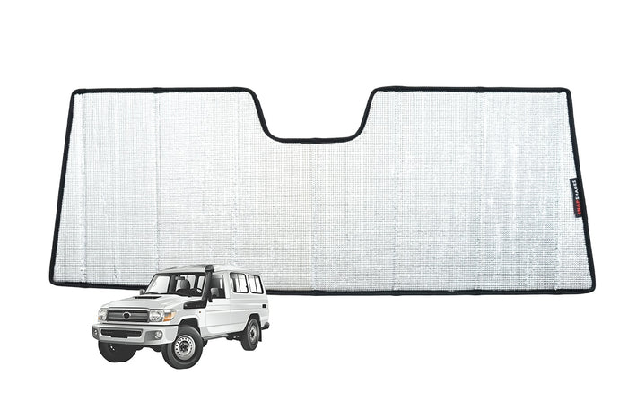 Toyota LandCruiser Troop Carrier / 70 Series Front Windscreen Sun Shade (Without Pre-collision System) (75/76/78/79 Series 2009-2022)
