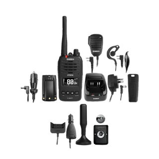 Uniden XTRAK 50 UHF Handheld Radio + Vehicle Accessory Kit