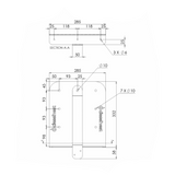 Wafer Tank Mounting Bracket to suit 10L Black Wafer Fuel Tank for Diesel