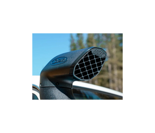 Car exhaust pipe with 'Arden' branding against a blurred outdoor background