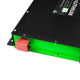 Custom Lithium Next Generation 100Ah Ultra Slim Lithium Battery terminals