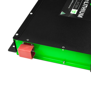 Custom Lithium Next Generation 100Ah Ultra Slim Lithium Battery terminals