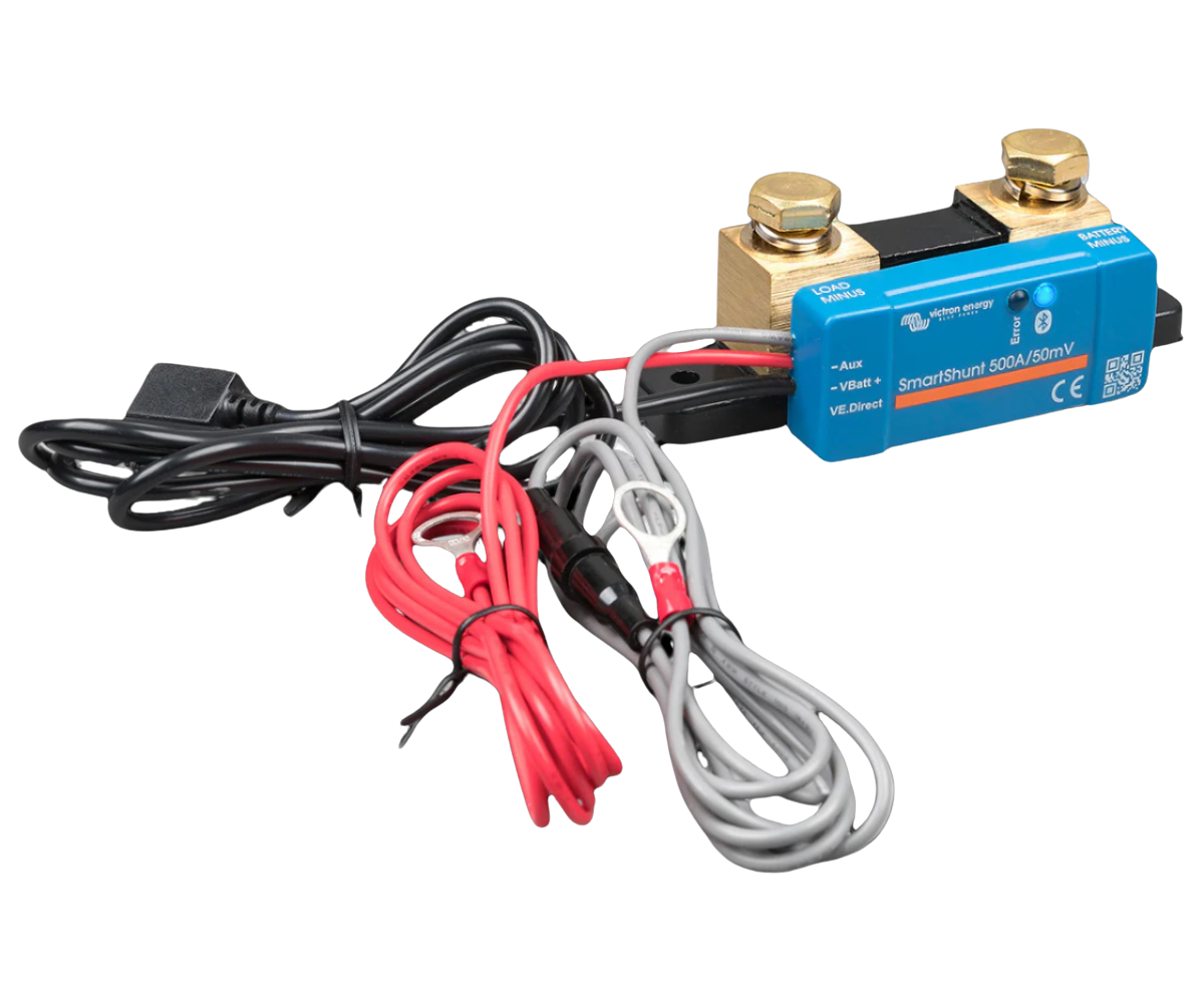 Victron SmartShunt 500A/50mV IP65 Water Resistant Bluetooth Battery Shunt