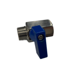3/8" M/F MINI BALL VALVE S/S