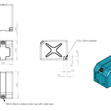 BOAB 40L Poly Water Double Jerry Can