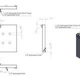 BOAB 80L Poly Under Tray Water Tank