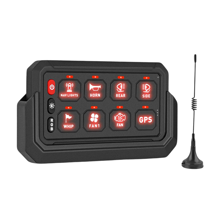 Wireless Switch Panel 8-Way 12/24v 60A