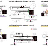 Lazer Lamps Wiring Kits – Single & Two-Lamp Options