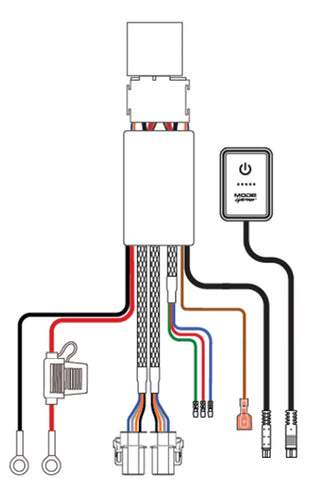 Lightforce BEAST Driving Light Universal Wiring Harness - 12V