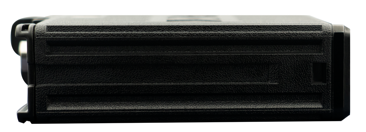 GME XRS-375C UHF radio left side profile