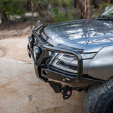 side view of the TCC Y62 Patrol S5 Bull Bar