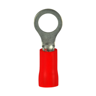 Series of 2.5-3mm Red Insulated Ring Terminals