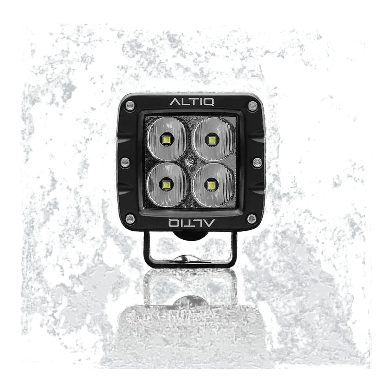 Two-way lead for the work light, a moulded plug at one end and a grey Deutsch DT connector at the other, alongside a matching Deutsch plug with bare red and black tails