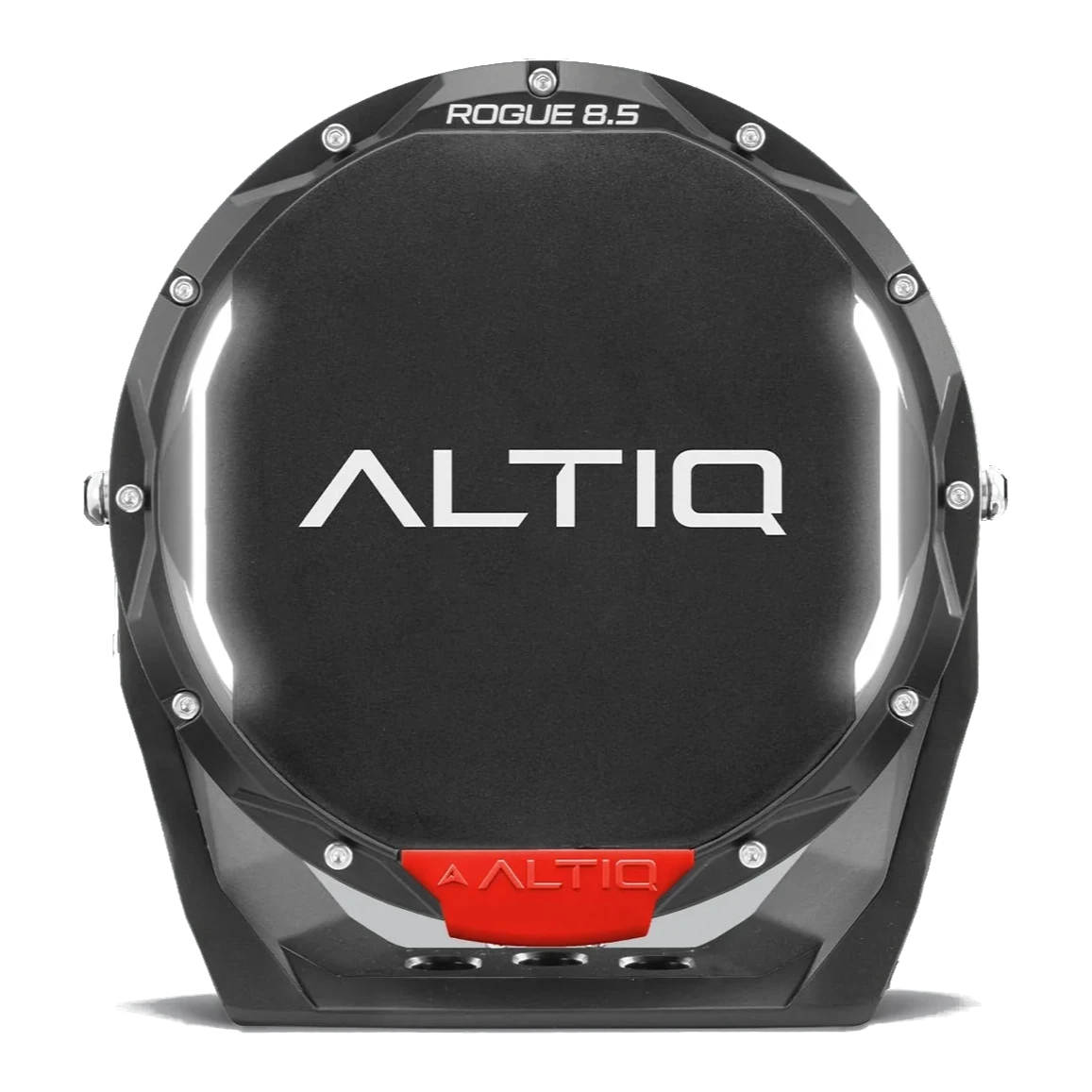 ALTIQ Rogue 8.5 Mk3 LED driving light with the ALTIQ cover fitted