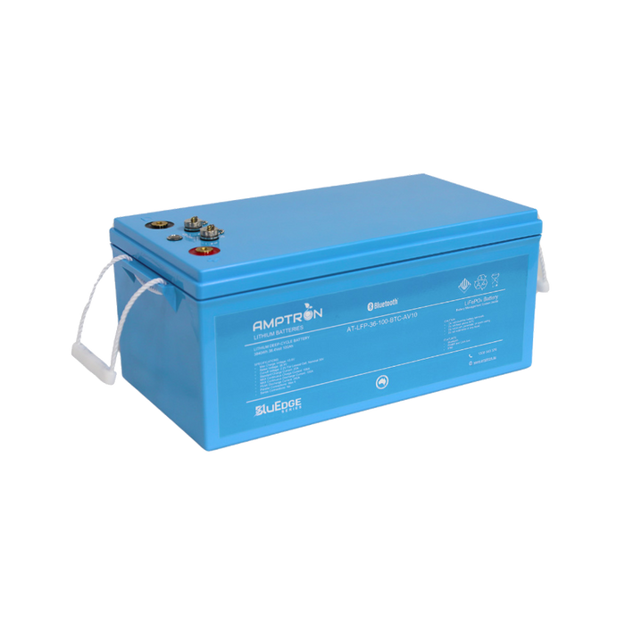 Amptron Bluedge 36V 100Ah / 100A Cont. Discharge LiFePO4 Lithium Battery