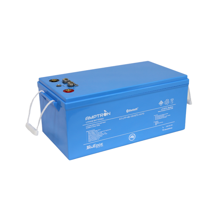 Amptron BluEdge 48V 100Ah / 100A Cont. Discharge LiFePO4 Lithium Battery
