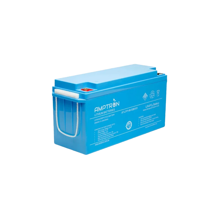 Amptron 48V 50Ah / 70A Cont. discharge LiFePO4 Lithium Battery