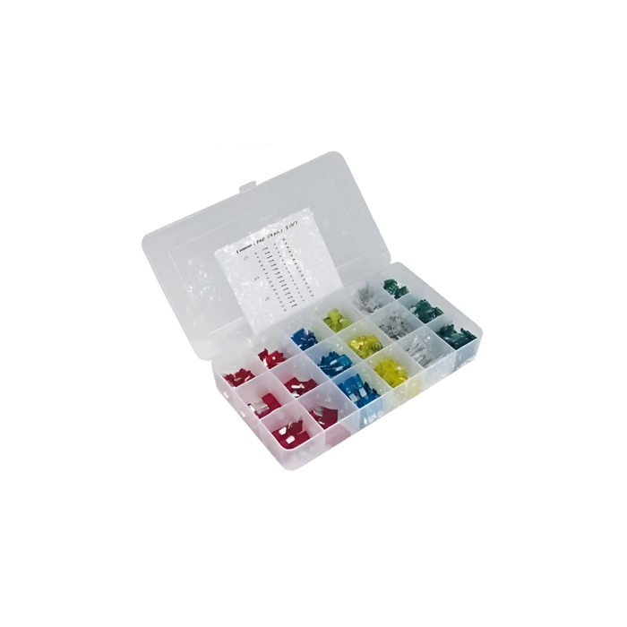 Assorted Blade Fuse Kit — 250 Pieces (Standard, Mini, Low-Profile Mini)