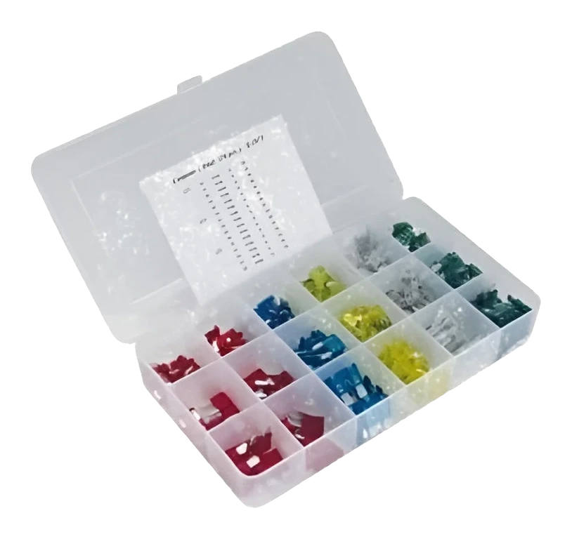 Assorted Blade Fuse Kit — 250 Pieces (Standard, Mini, Low-Profile Mini)