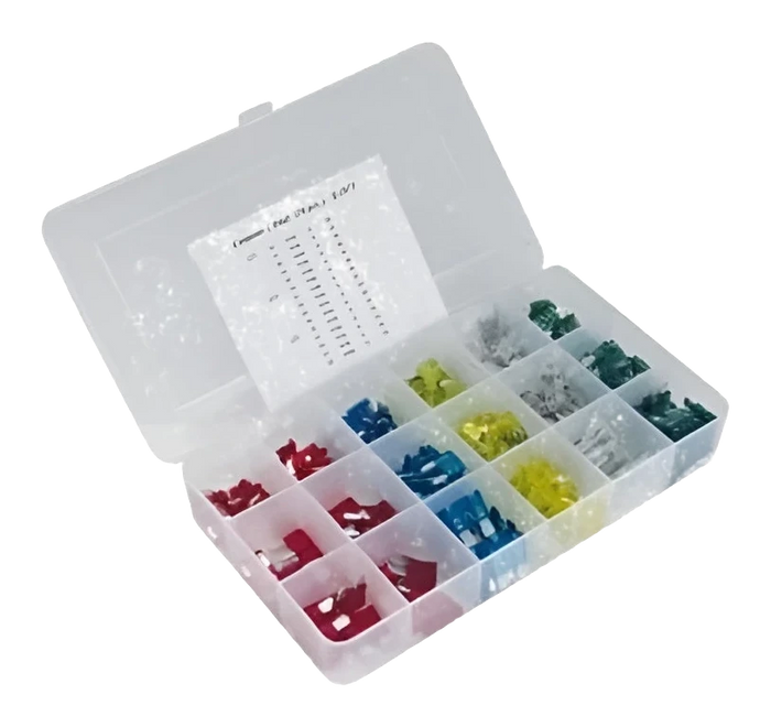 Assorted Blade Fuse Kit — 250 Pieces (Standard, Mini, Low-Profile Mini)