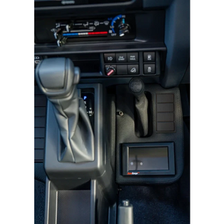 Switch panel fitted beside the gear shift and dashboard controls – Auto Accessories Wing - RHS Design 4 With 4 Rocker Switch Blanking Panel & Scan Gauge III