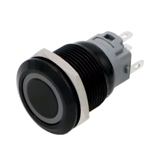 Series of Metal Push Button Switches w/LED On/Off, 19mm 5V (Harness sold separately)